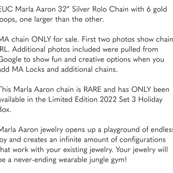 Marla Aaron 32" Rolo Chain - Picture 6 of 6
